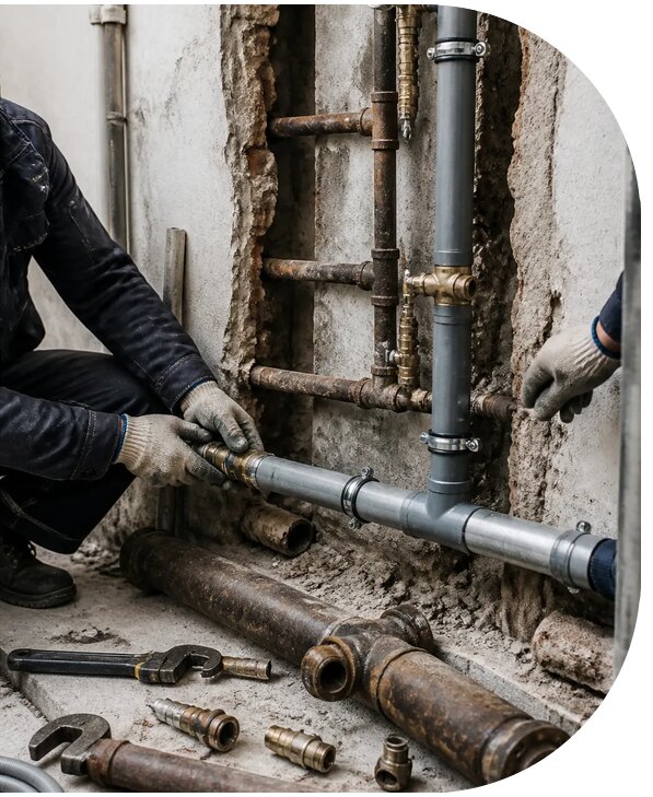 Капитальный ремонт водопровода в Павлове для домов и объектов